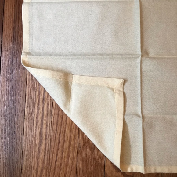 Pale Yellow Cloth Napkins {Set of 6} - Picture 5 of 6